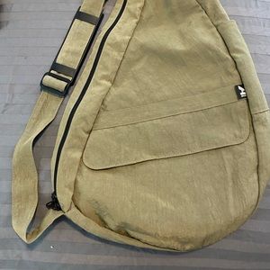 Ameribag taupe sling back bag